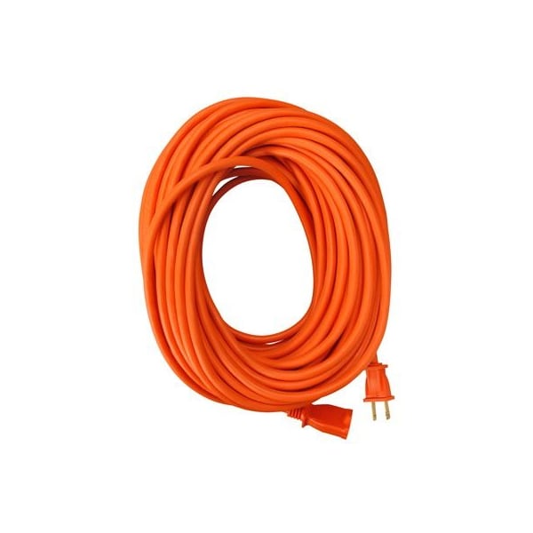 Pt Ho Wah Genting SJTW Extension Cord, 16 AWG, Indoor/Outdoor, 16/2, Orange, Vinyl, 50 ft 02208ME - main